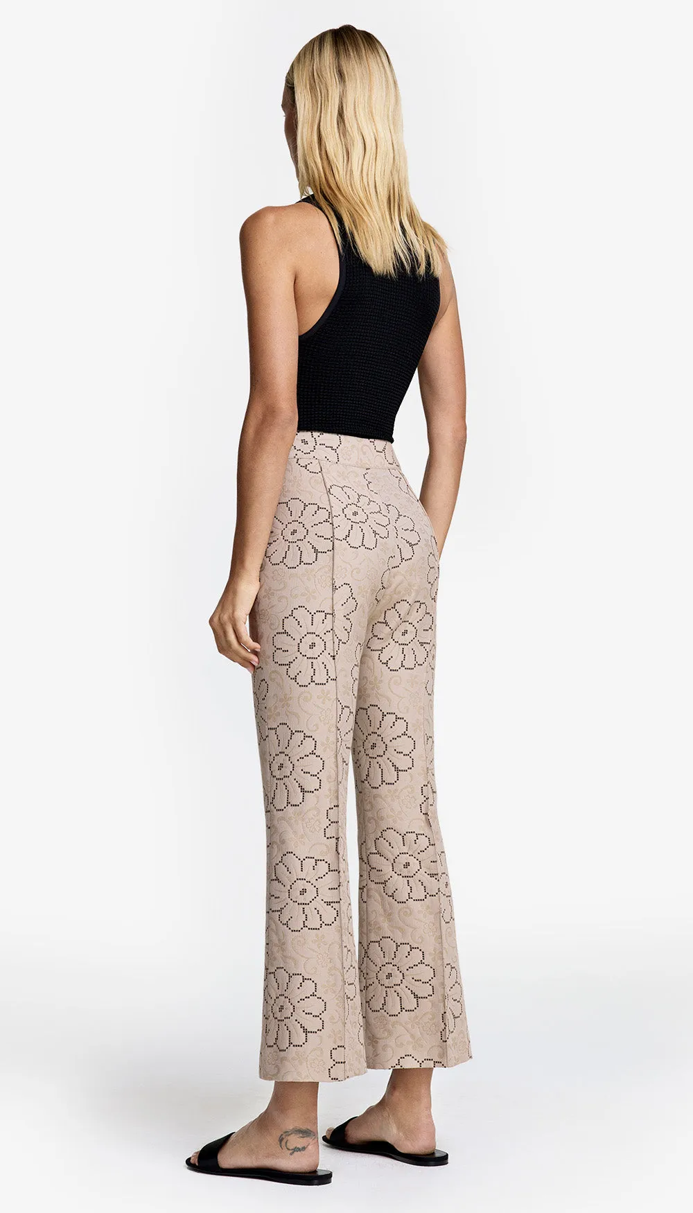 Cropped Pintuck Pant sold by Smythe product image thumbnail 3