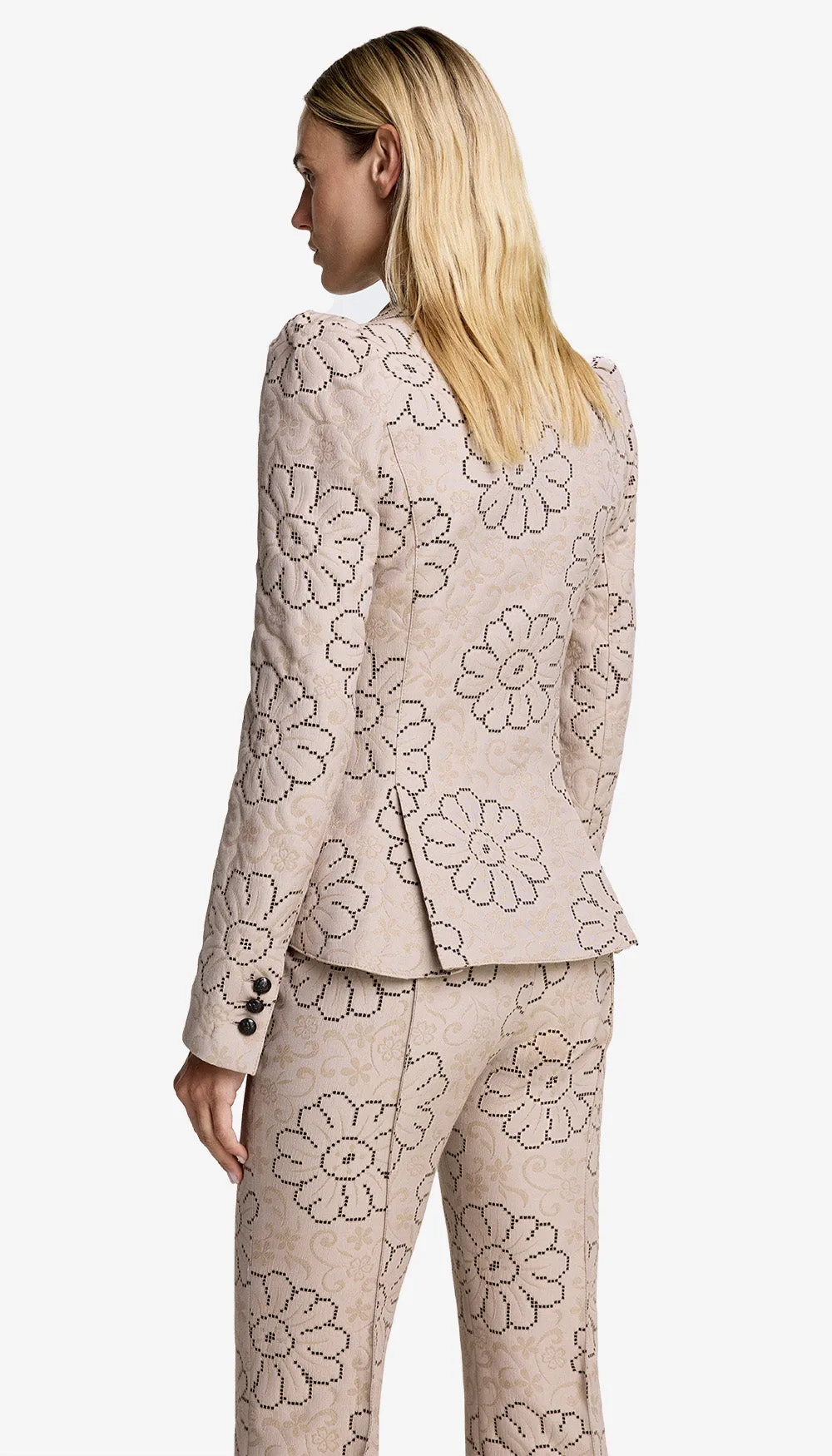 Pouf Sleeve One Button Blazer sold by Smythe product image thumbnail 3