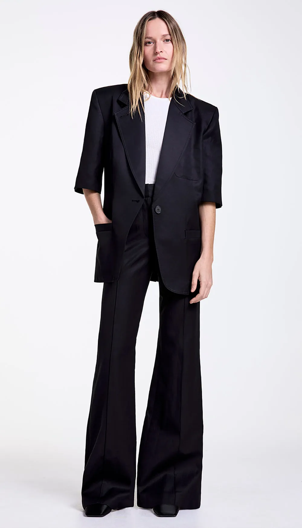 Short Sleeve Oversized Blazer sold by Smythe product image thumbnail 2