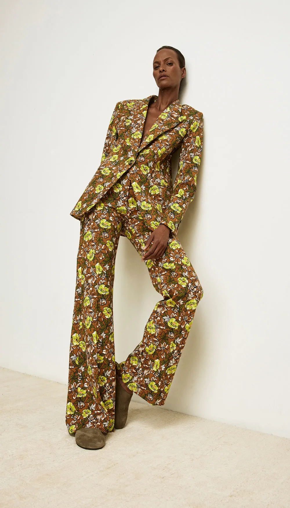 Wide Leg Pintuck Trouser sold by Smythe product image thumbnail 4