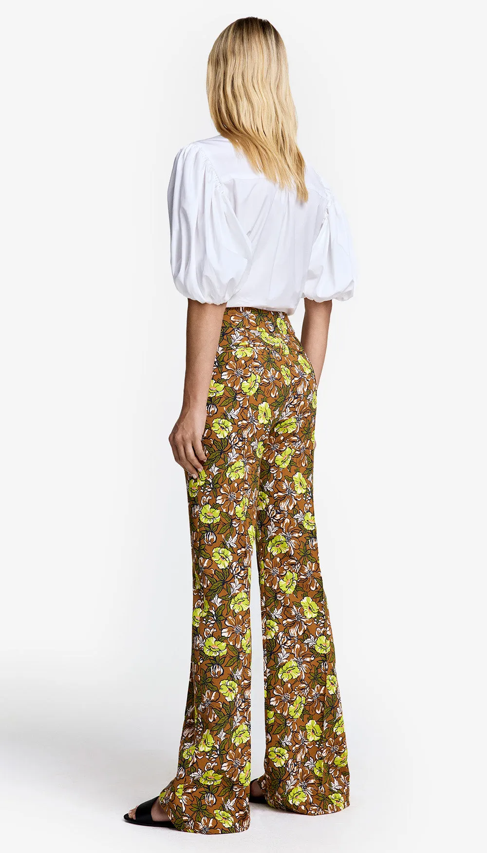 Wide Leg Pintuck Trouser sold by Smythe product image thumbnail 3