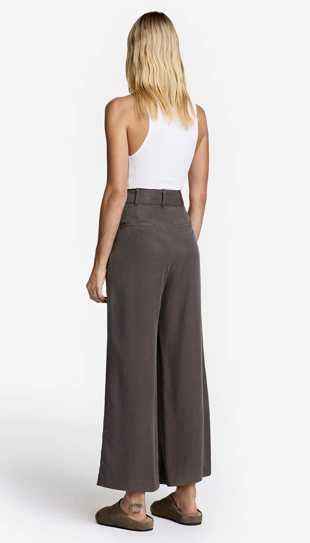 Cropped Pleated Trouser sold by Smythe product image thumbnail 2
