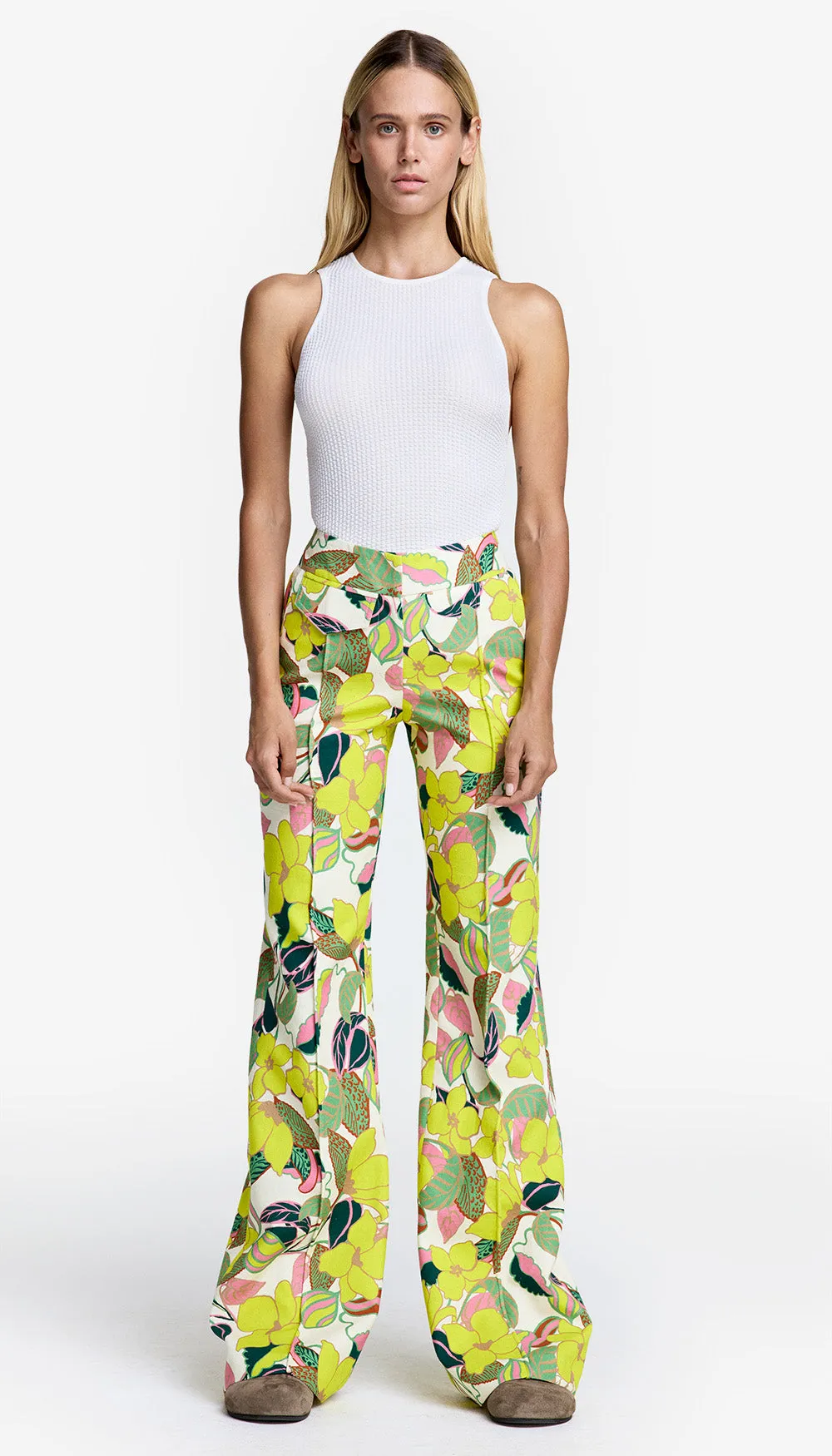 Patch Pocket Pintuck Trouser sold by Smythe product image thumbnail 2