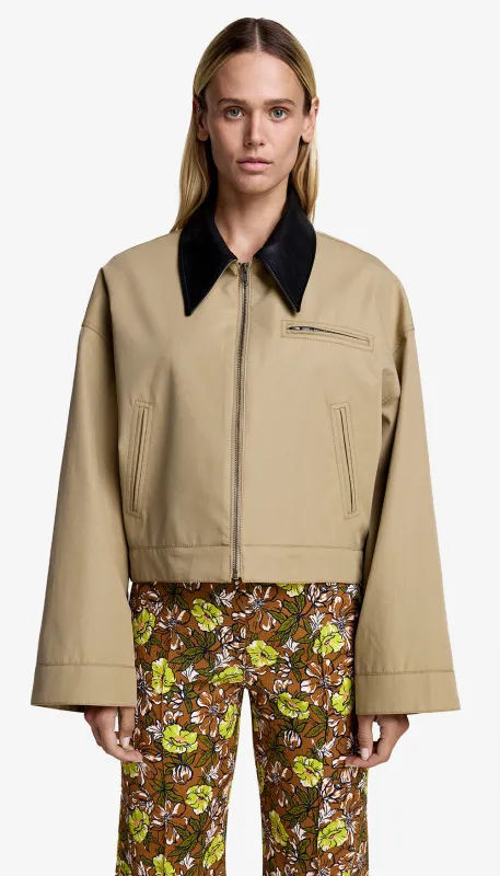 Leather Block Jacket sold by Smythe
