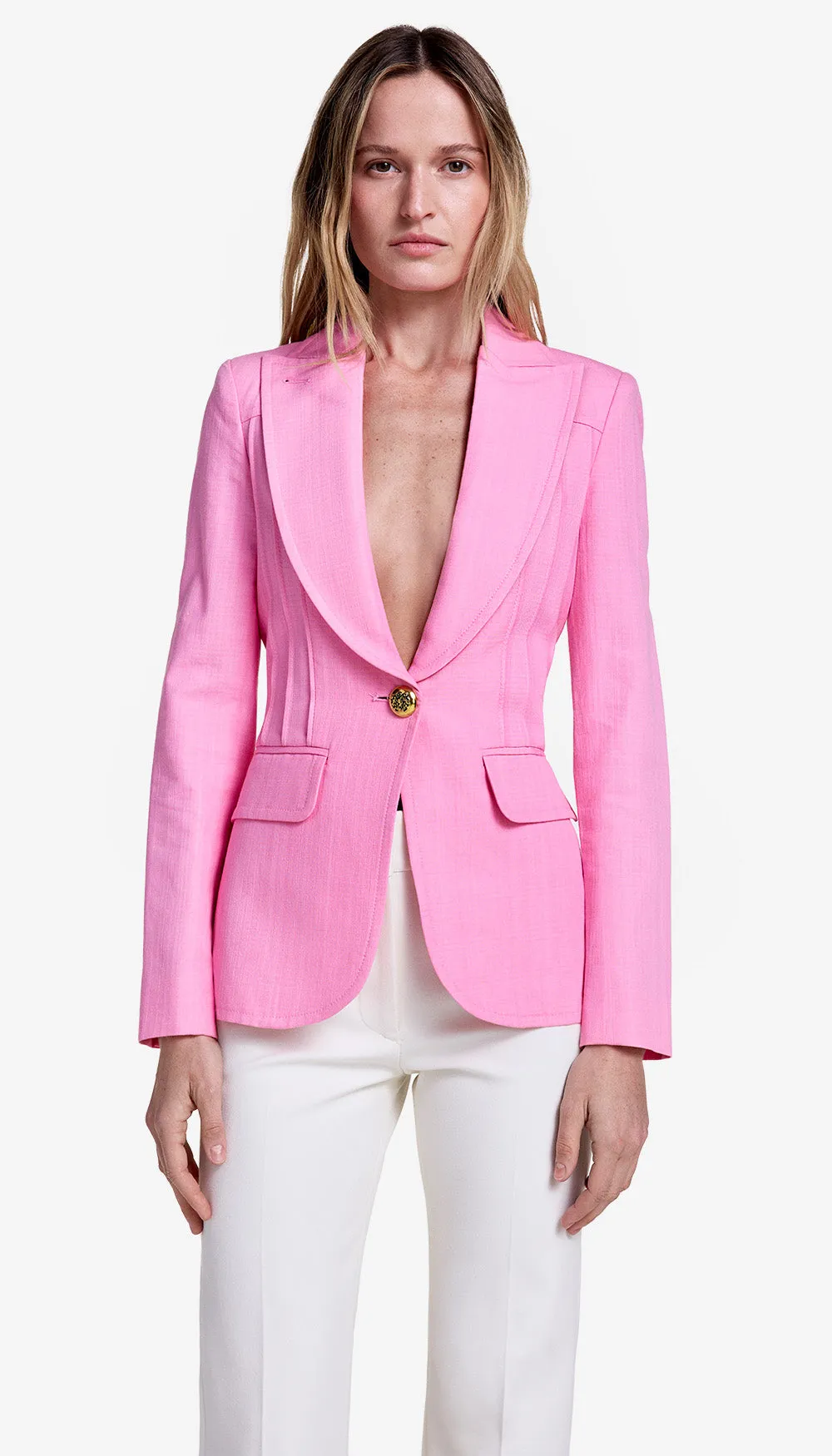 Pintuck Blazer sold by Smythe