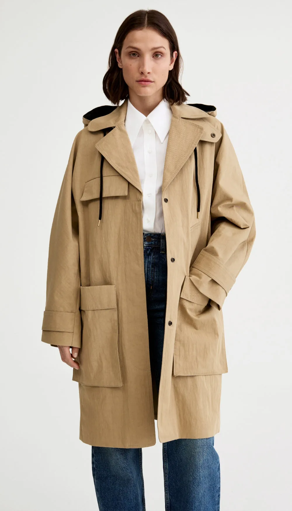 Detachable Hooded Mack sold by Smythe