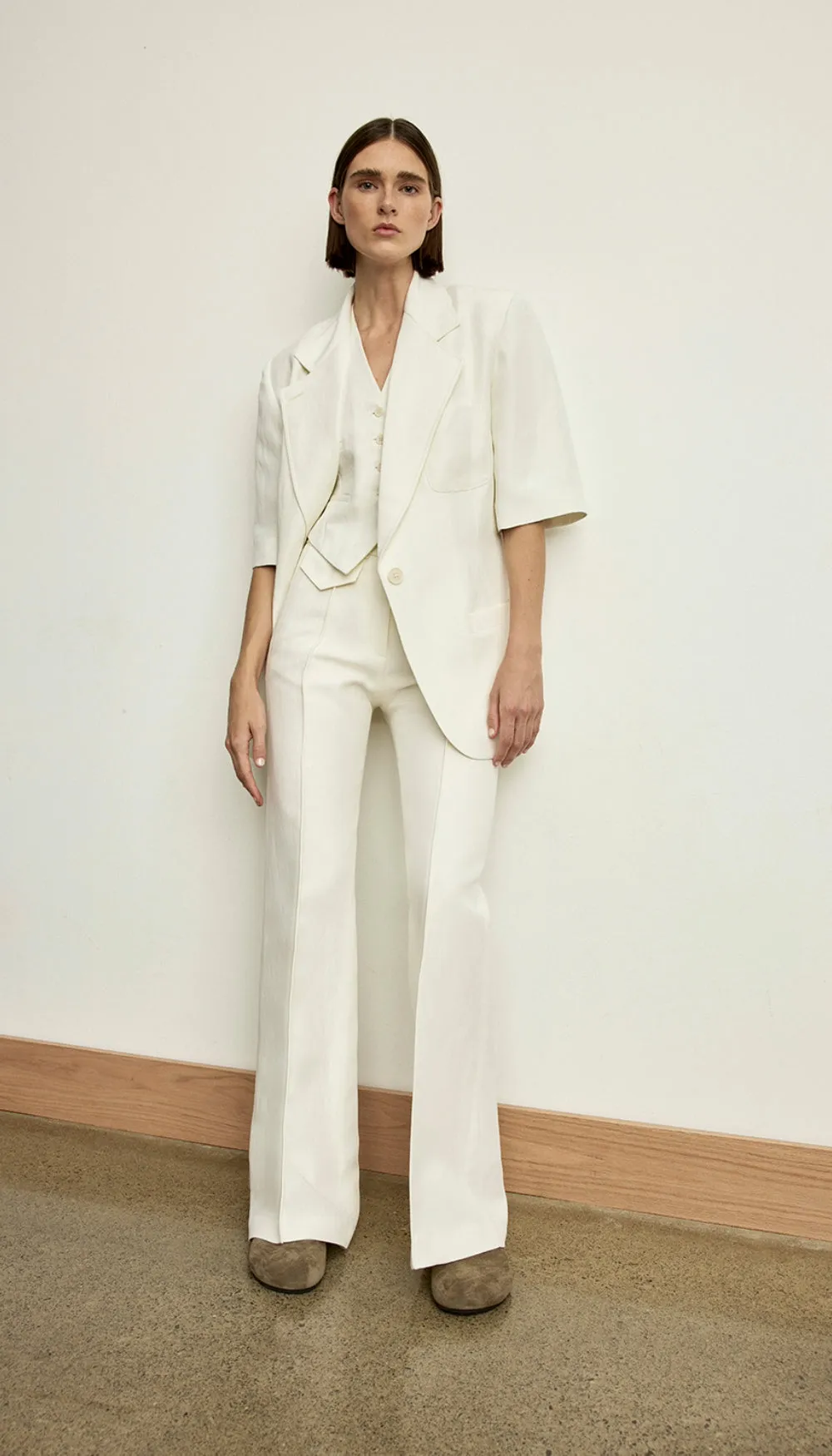 Short Sleeve Oversized Blazer sold by Smythe product image thumbnail 5