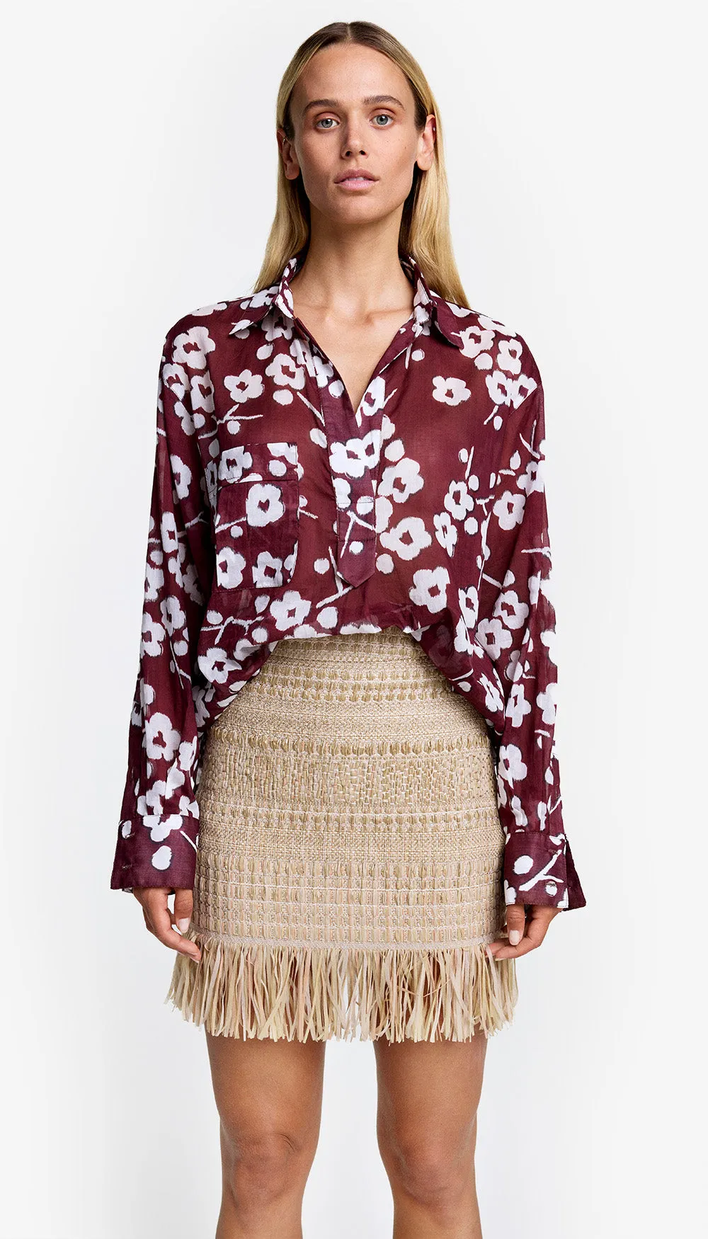 Fringe Mini Skirt sold by Smythe product image thumbnail 2