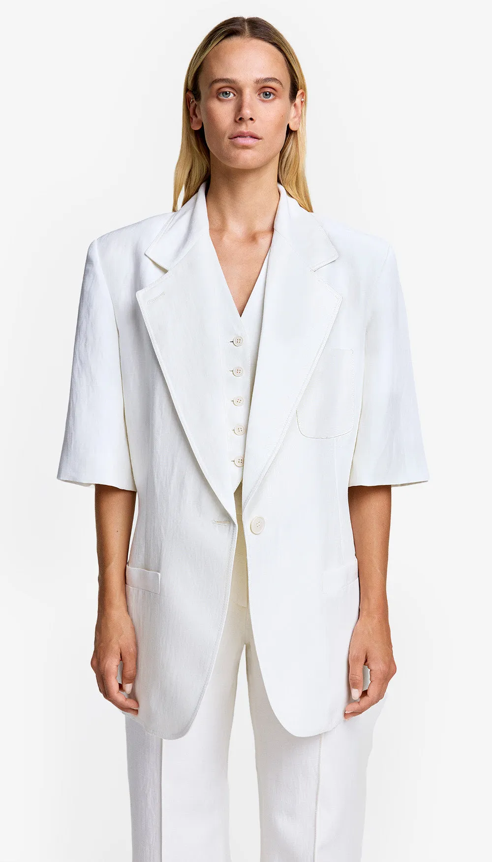 Cropped Vest sold by Smythe product image thumbnail 3