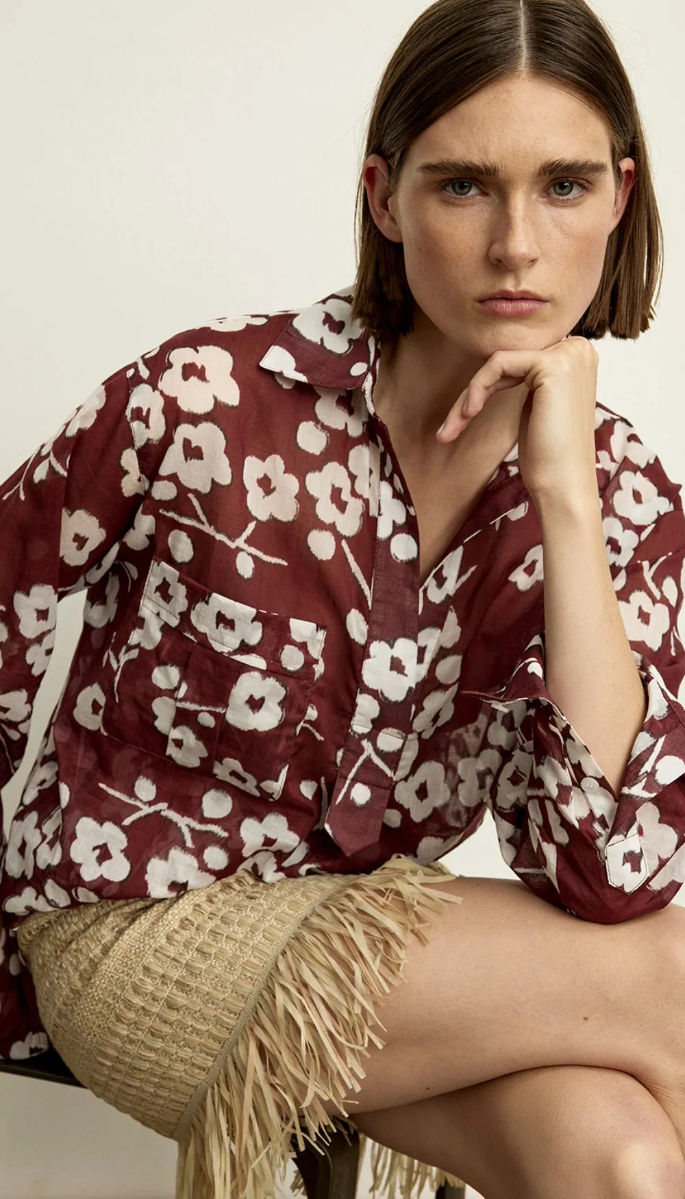 Over the Head Pocket Shirt sold by Smythe product image thumbnail 5