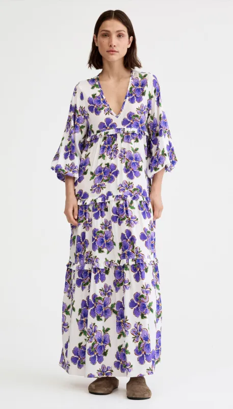 Balloon Sleeve Tiered Dress sold by Smythe