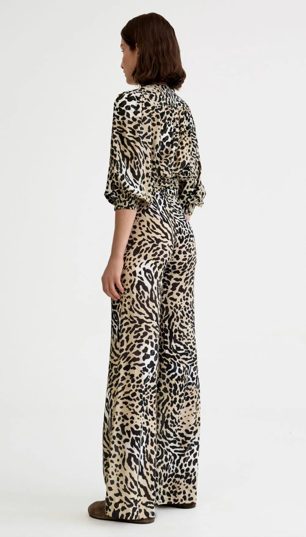 Side Zip Palazzo Pant sold by Smythe product image thumbnail 2