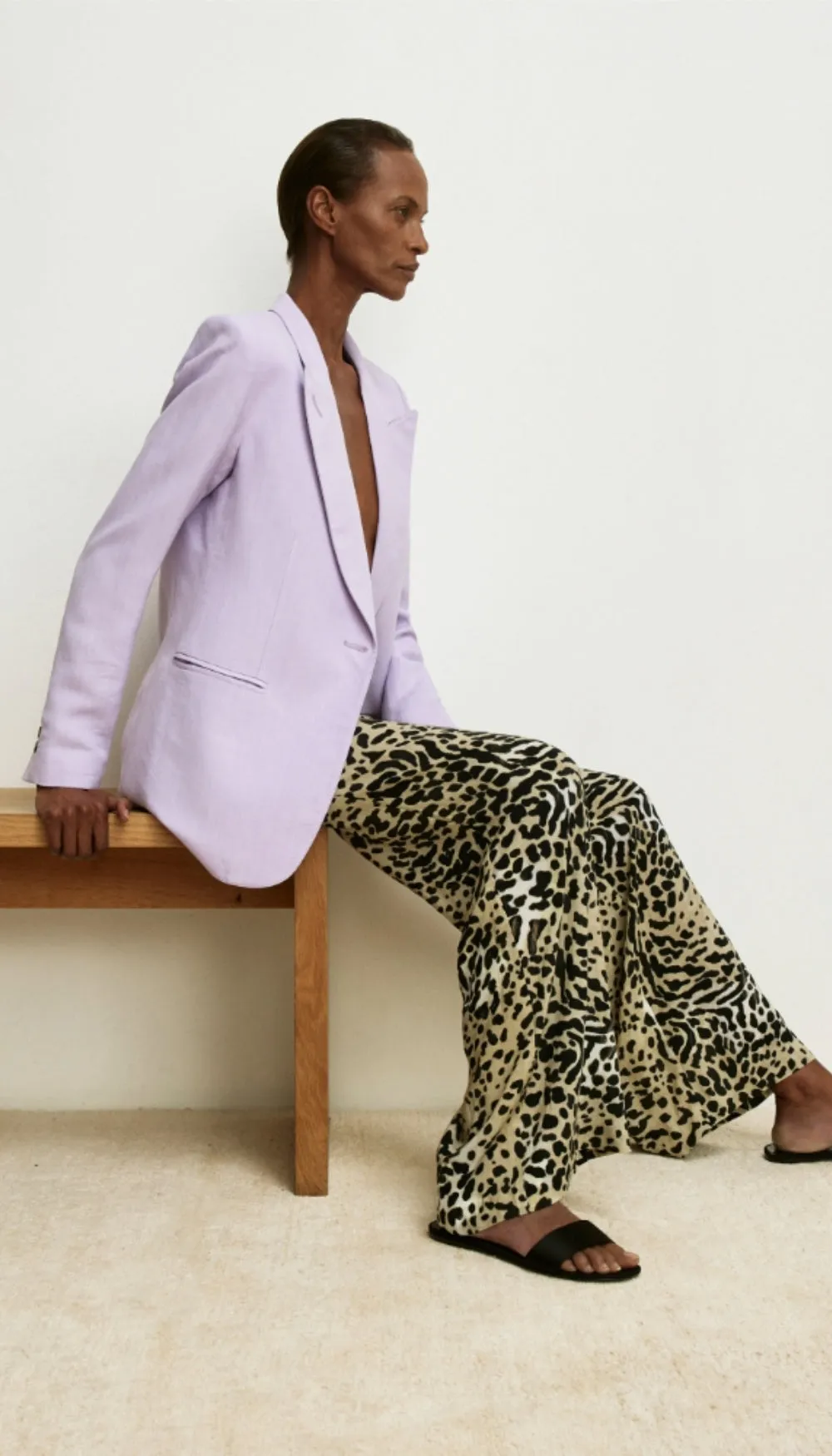 Side Zip Palazzo Pant sold by Smythe product image thumbnail 5