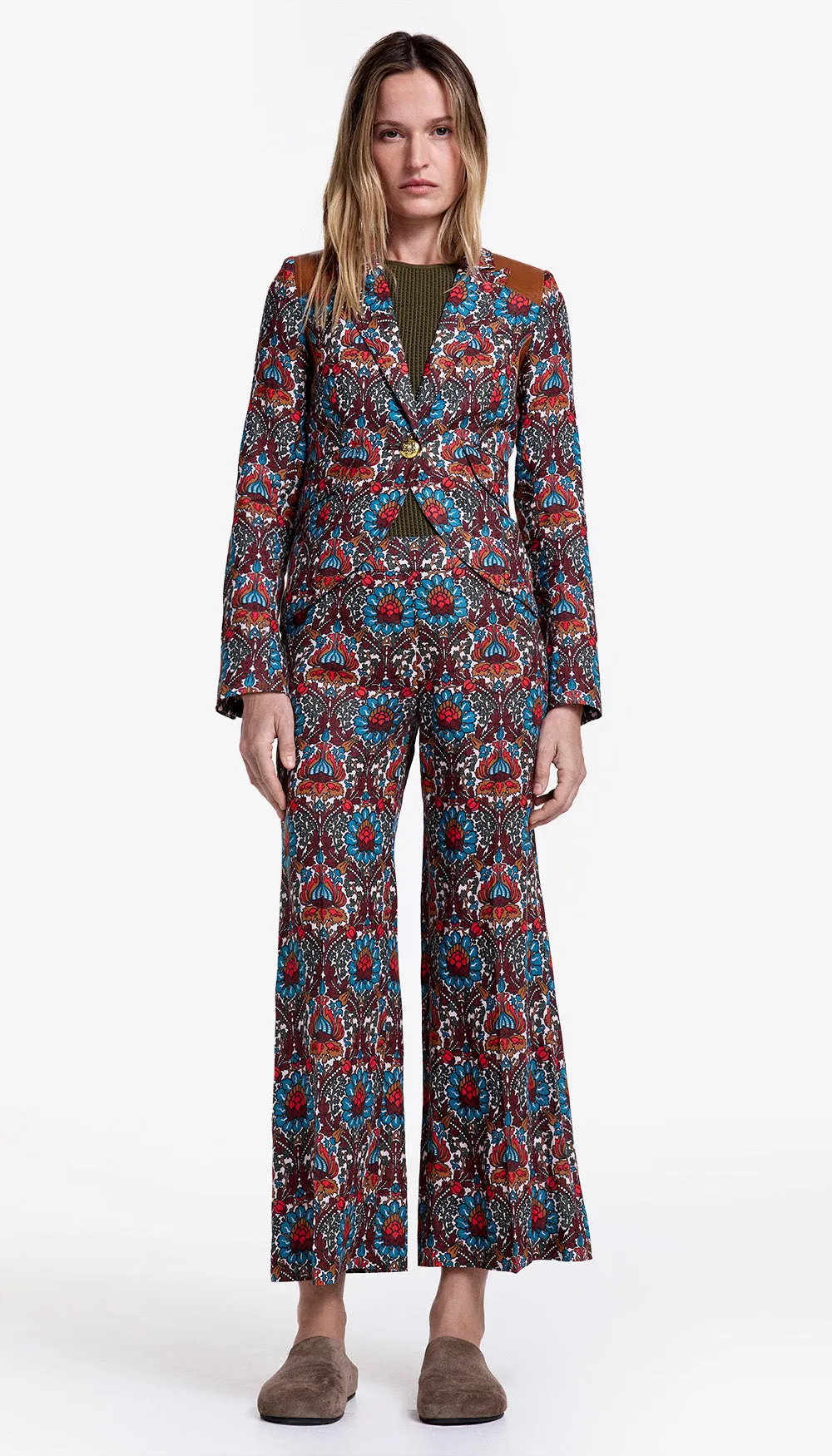 Cropped Side Zip Pant sold by Smythe product image thumbnail 2
