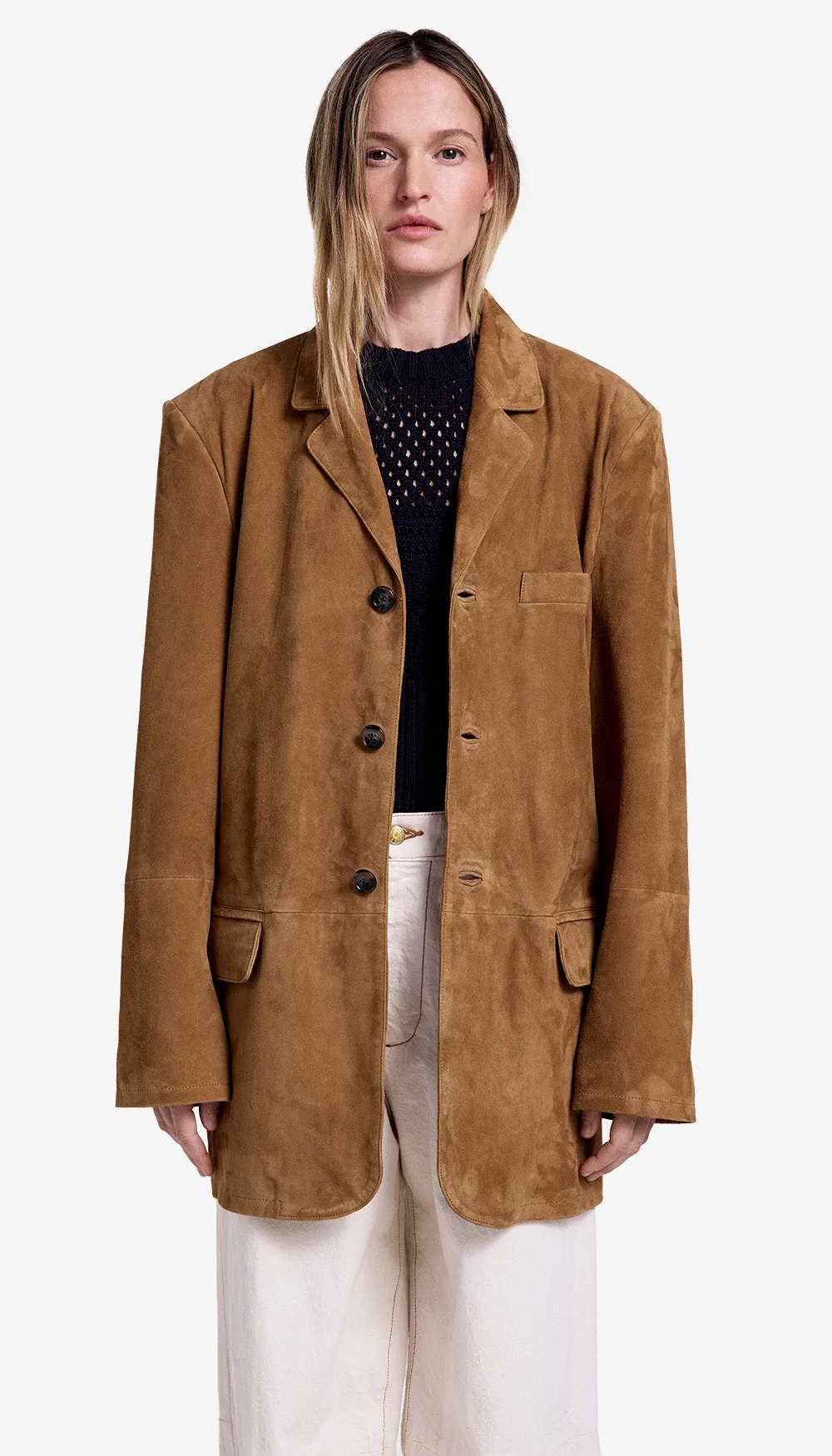 Suede Weekend Jacket sold by Smythe