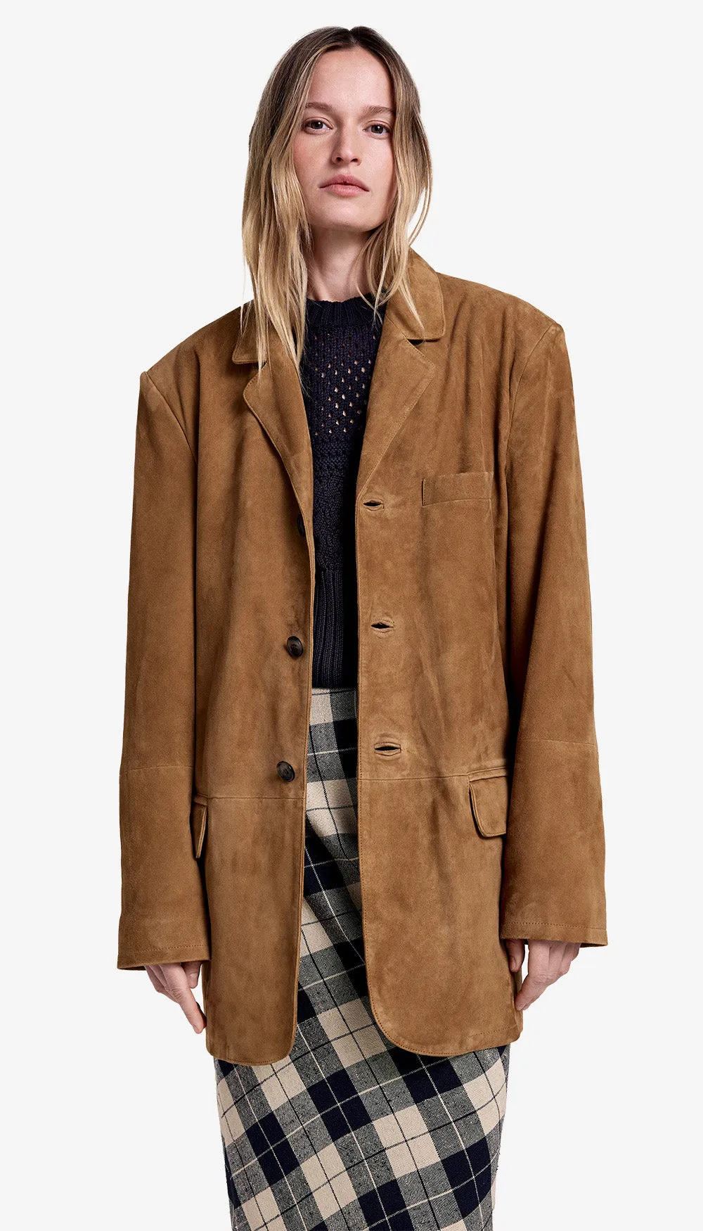 Suede Weekend Jacket sold by Smythe product image thumbnail 2