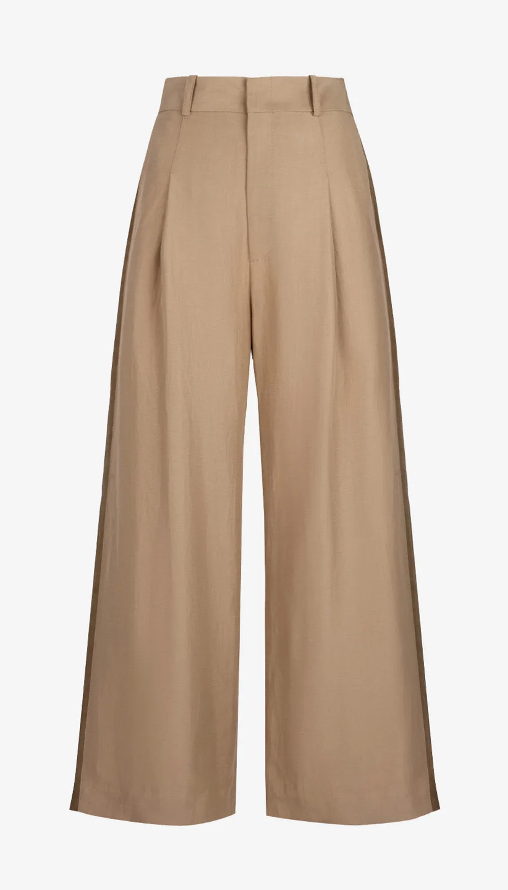 Tux Stripe Crop Pleated Trouser sold by Smythe product image thumbnail 5