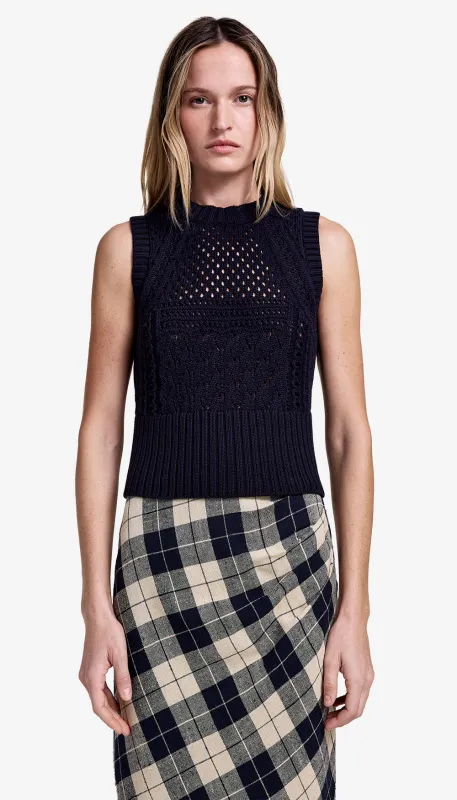 Crochet Vest sold by Smythe