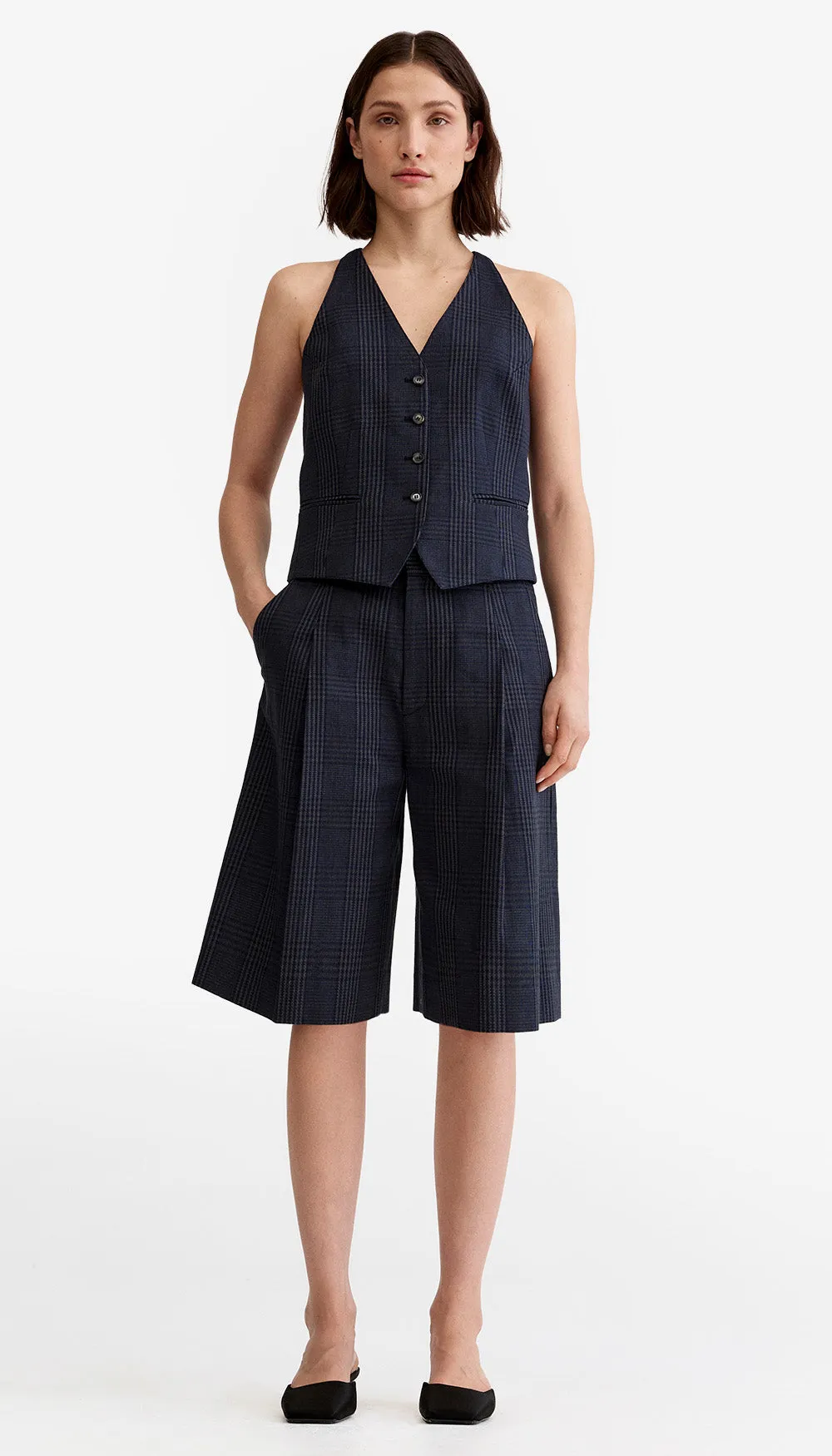 Pleated Long Short sold by Smythe product image thumbnail 4