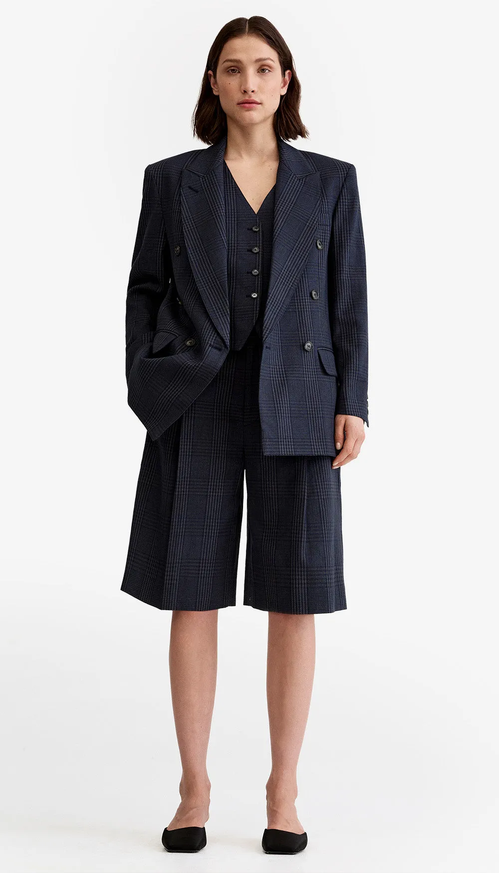 Pleated Long Short sold by Smythe product image thumbnail 3