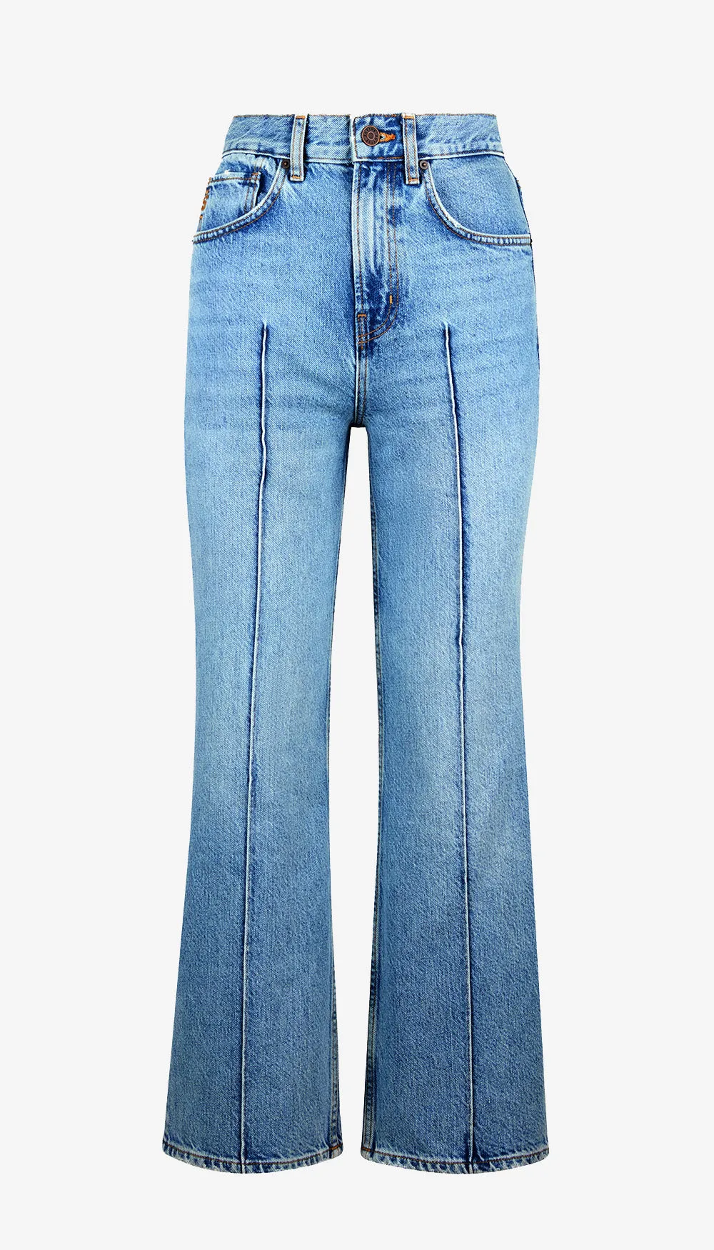 Finch High Rise Cropped Bootcut Jean sold by Smythe product image thumbnail 5