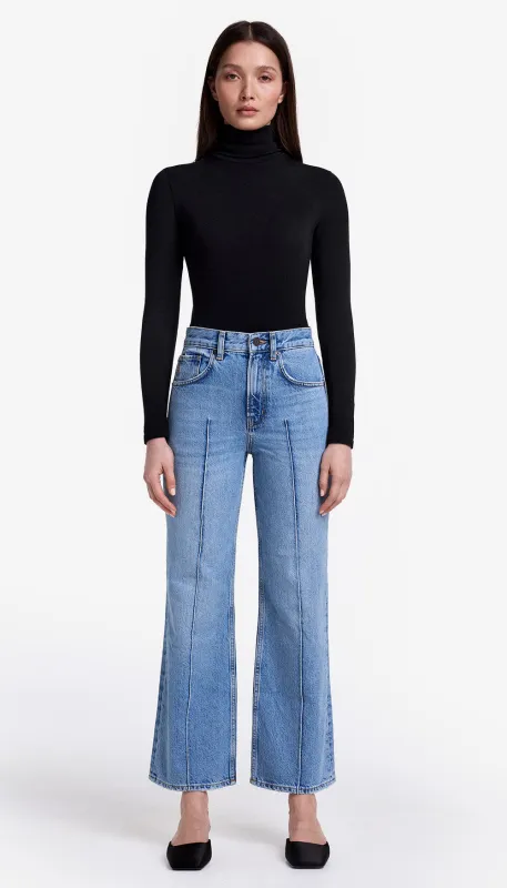 Finch High Rise Cropped Bootcut Jean sold by Smythe