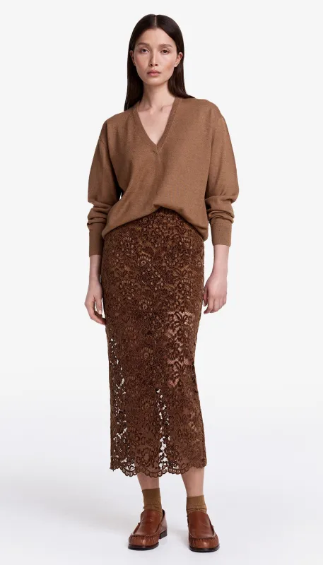 Lace Pencil Skirt made by Smythe