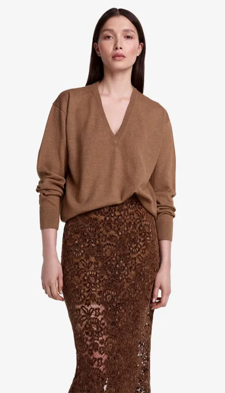 Boyfriend V-Neck Sweater sold by Smythe