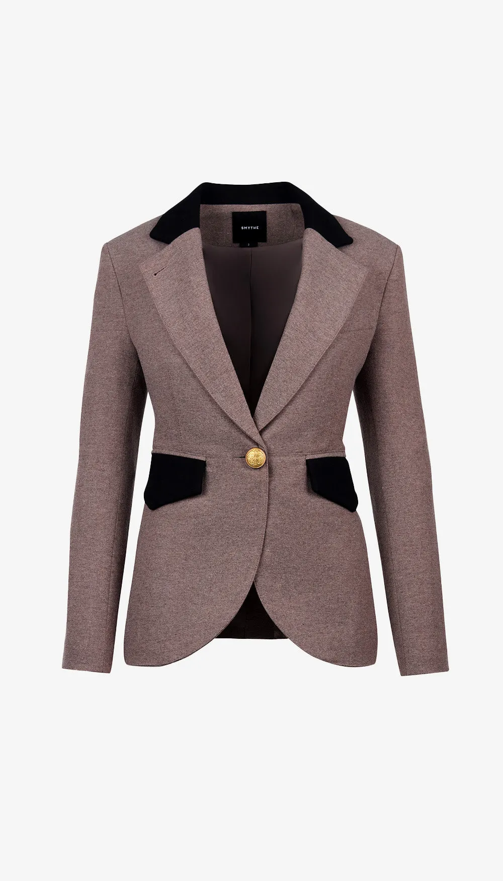 Blocked Seamed Blazer sold by Smythe product image thumbnail 3