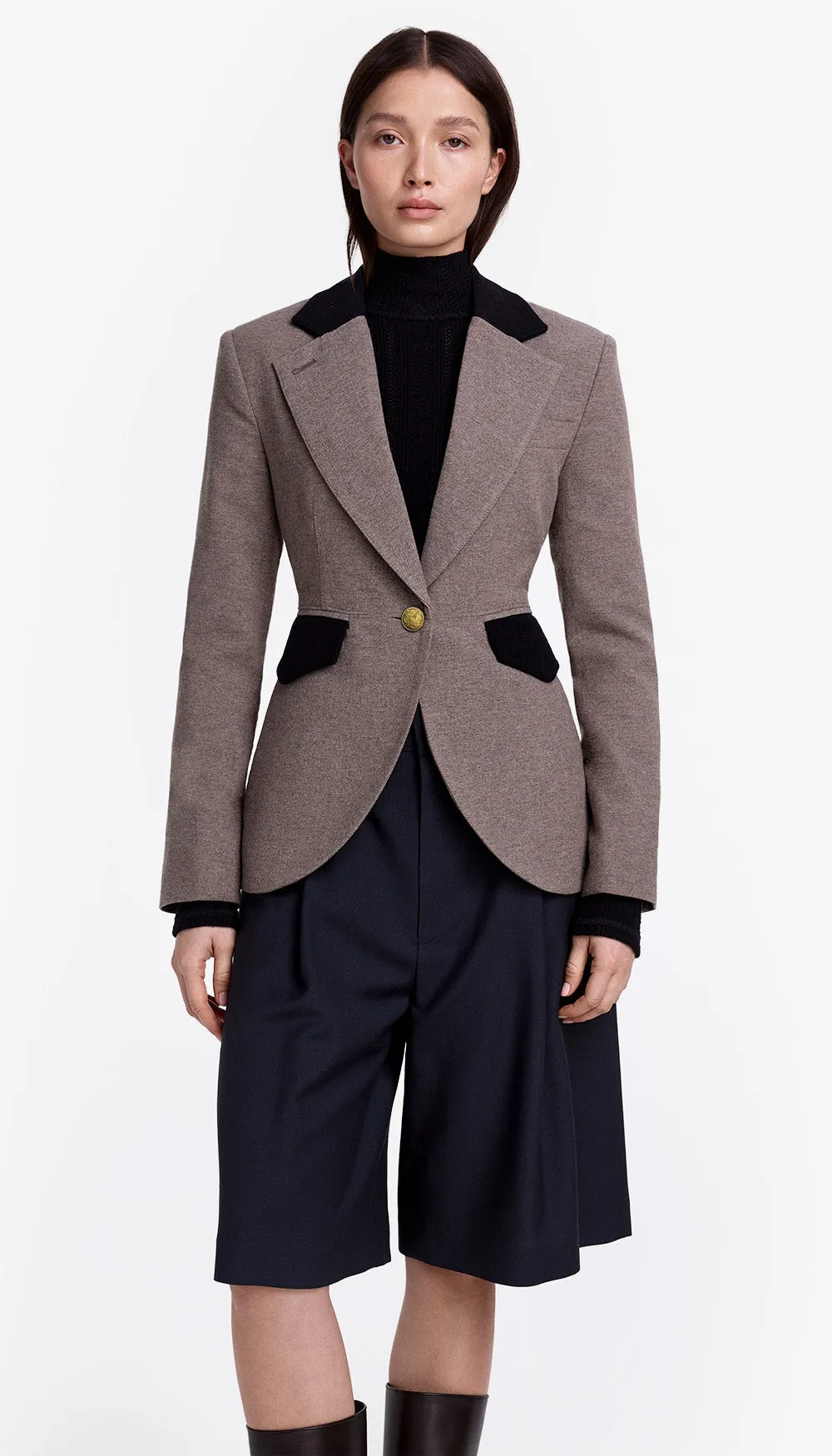 Blocked Seamed Blazer sold by Smythe