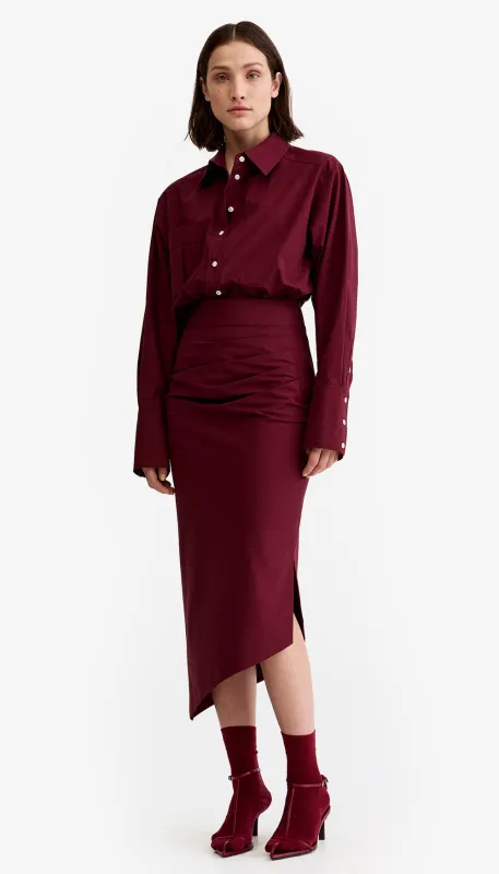 Asymmetrical Skirt made by Smythe