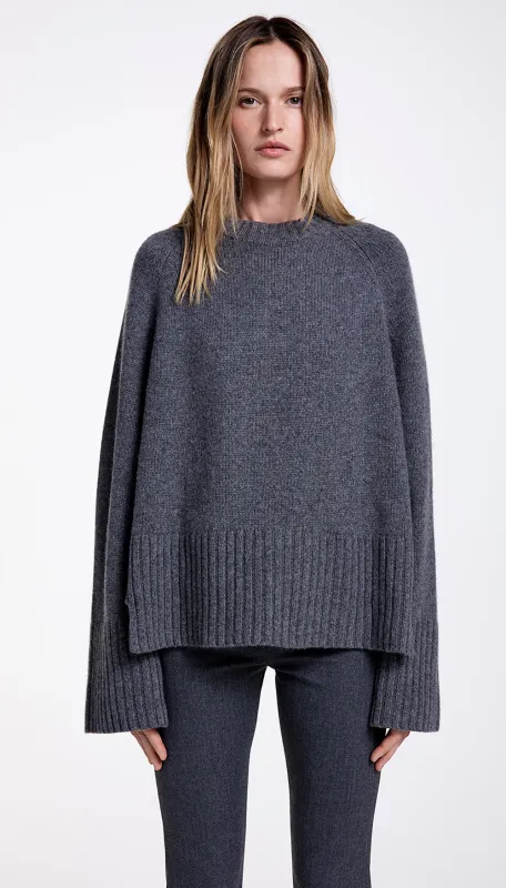 Cashmere Oversized Step Hem sold by Smythe