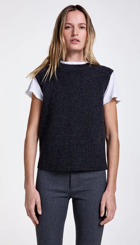 Cashmere Sleeveless Crewneck sold by Smythe