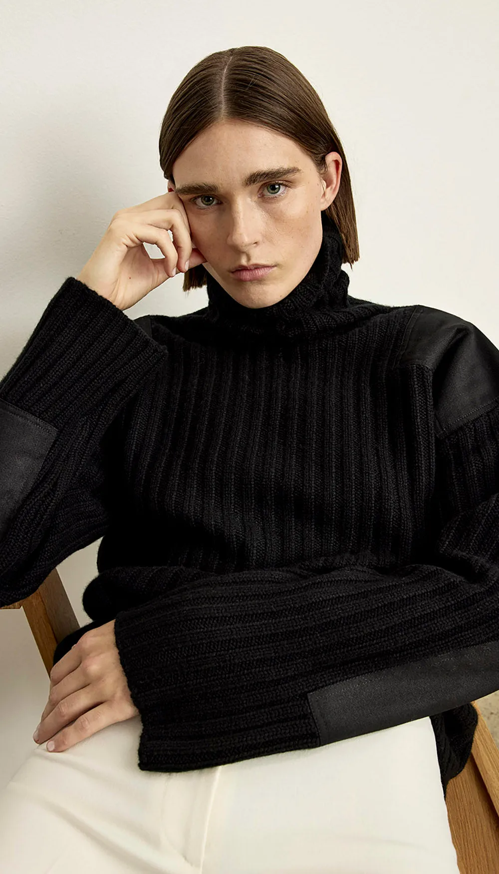 Cashmere Utility Turtleneck sold by Smythe product image thumbnail 4