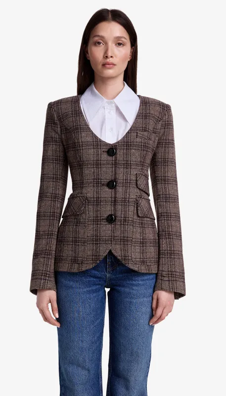 Portrait Neck Blazer sold by Smythe