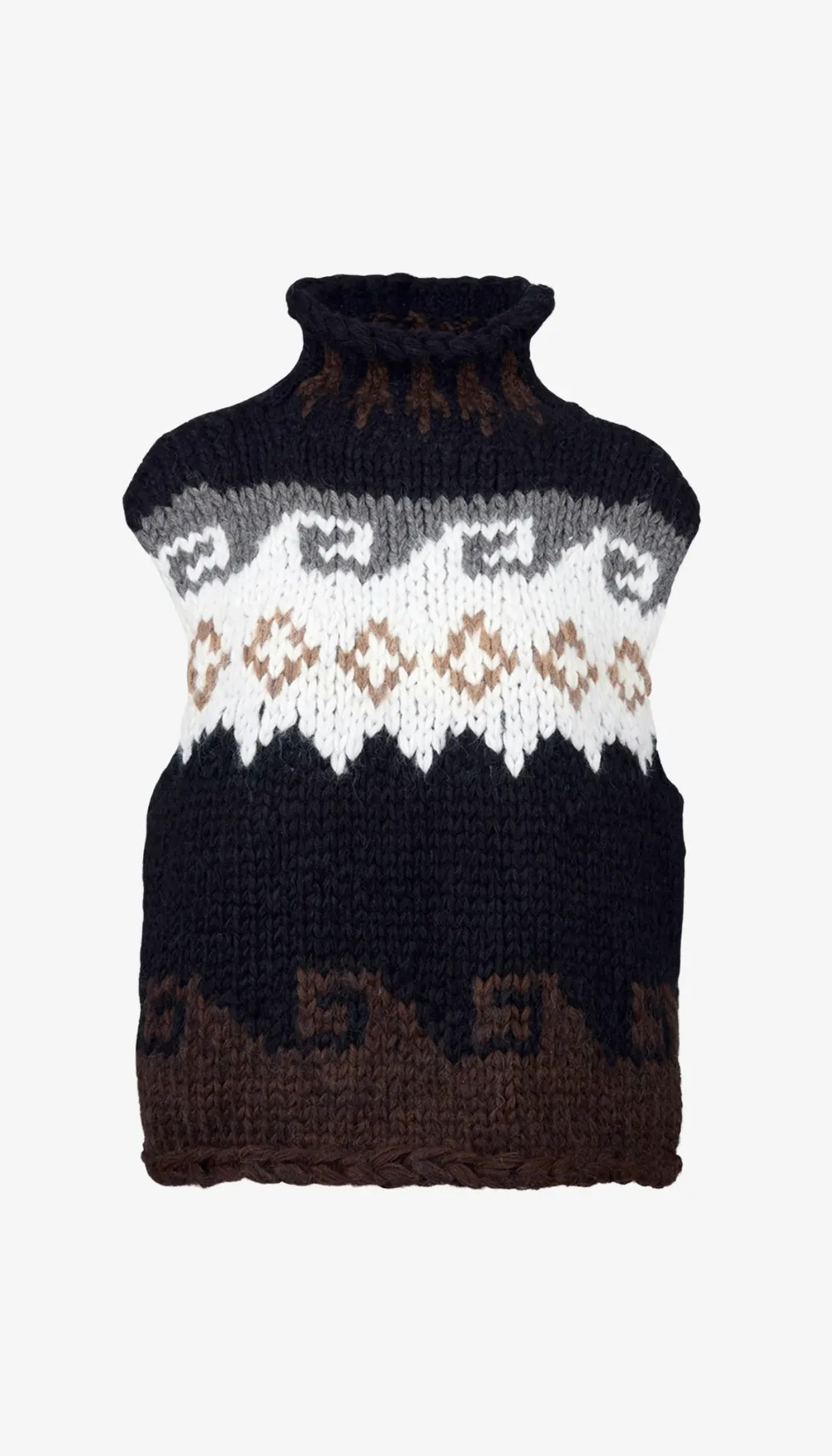 Handknit Sleeveless Turtleneck sold by Smythe product image thumbnail 3