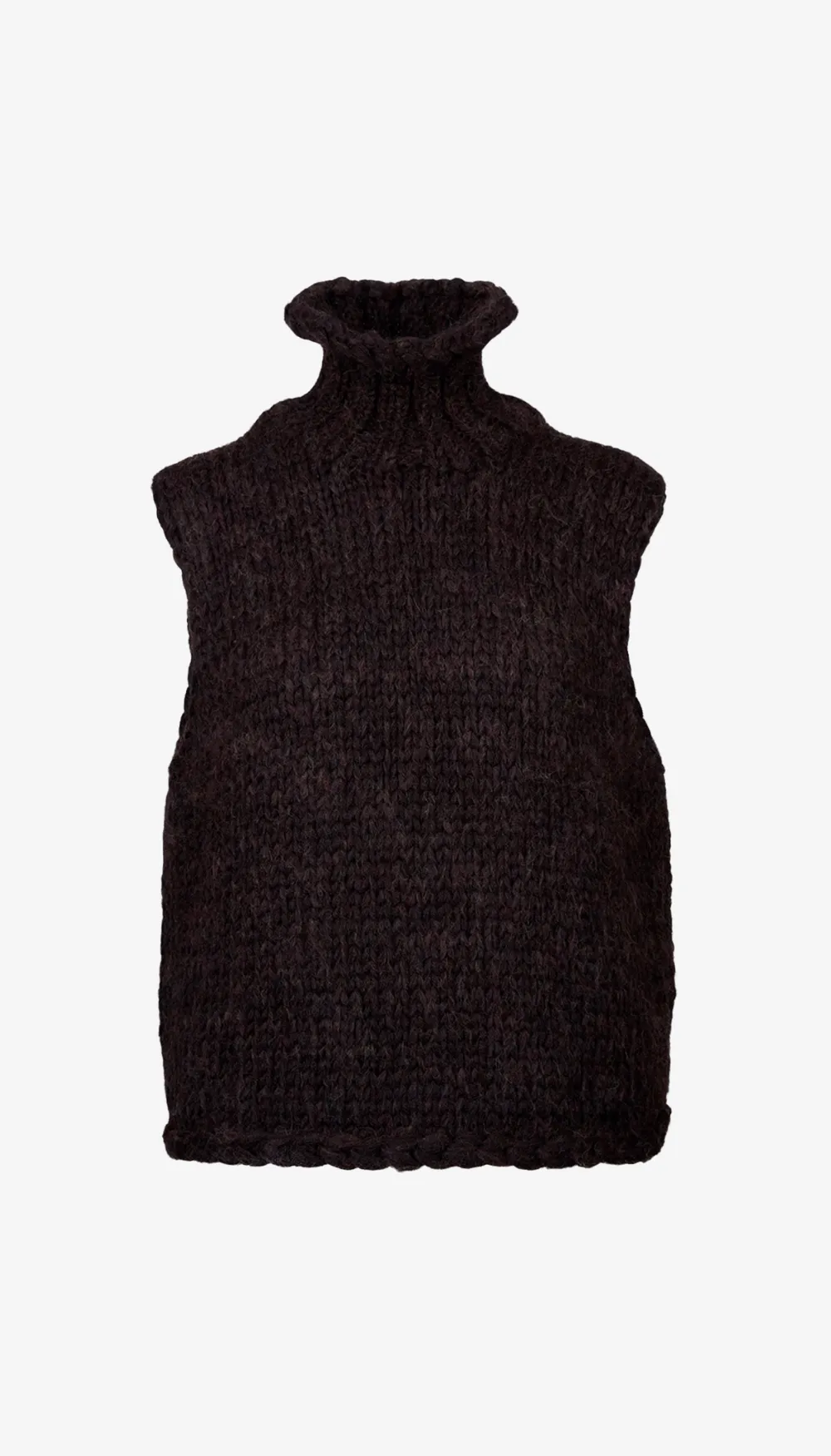 Handknit Sleeveless Turtleneck sold by Smythe product image thumbnail 3