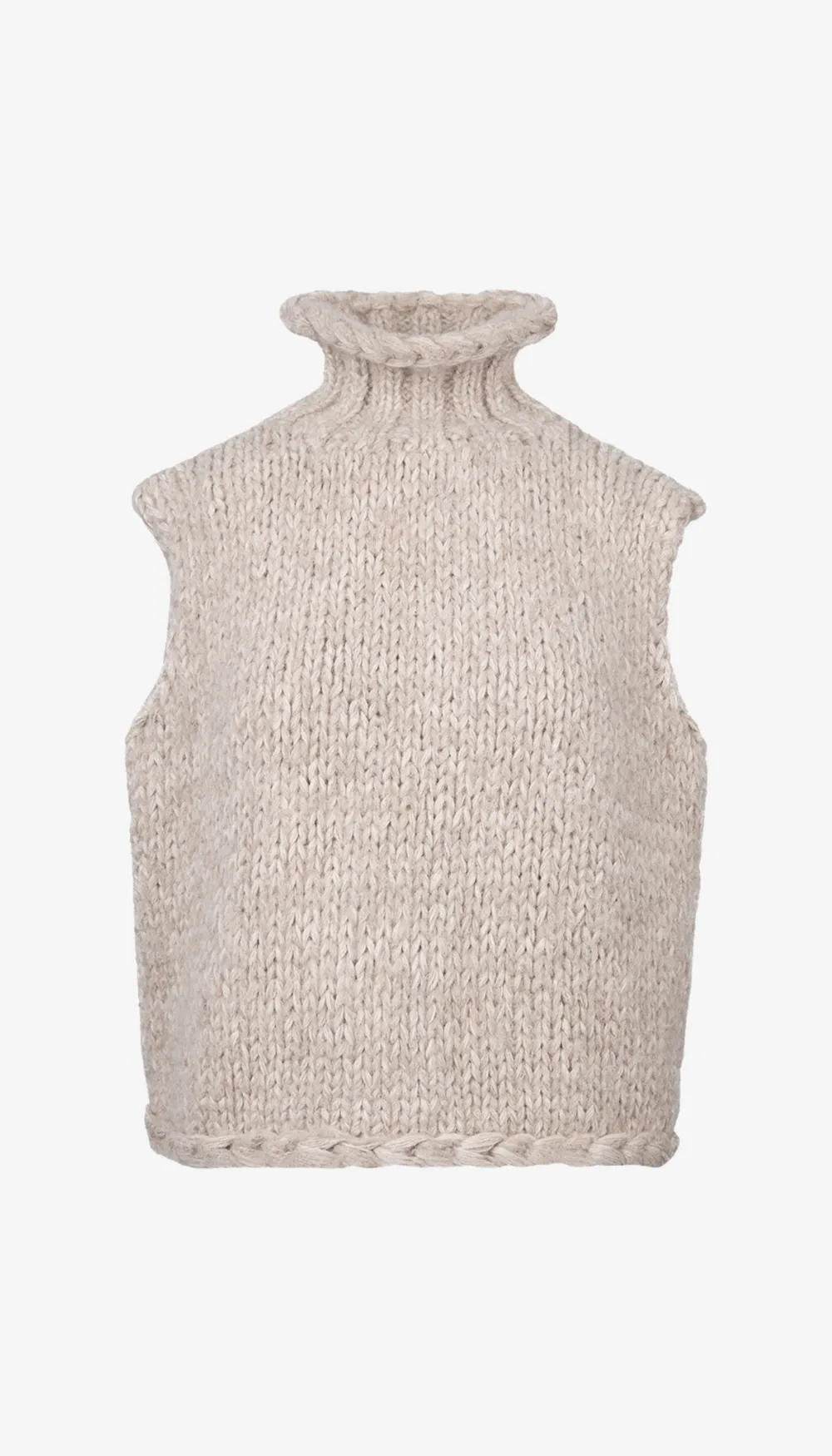 Handknit Sleeveless Turtleneck sold by Smythe product image thumbnail 3