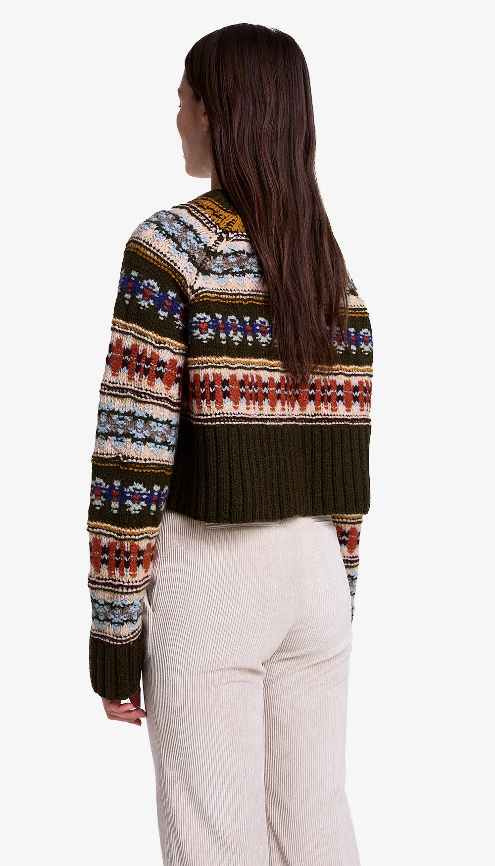 Handknit Cropped Crewneck Sweater sold by Smythe product image thumbnail 2