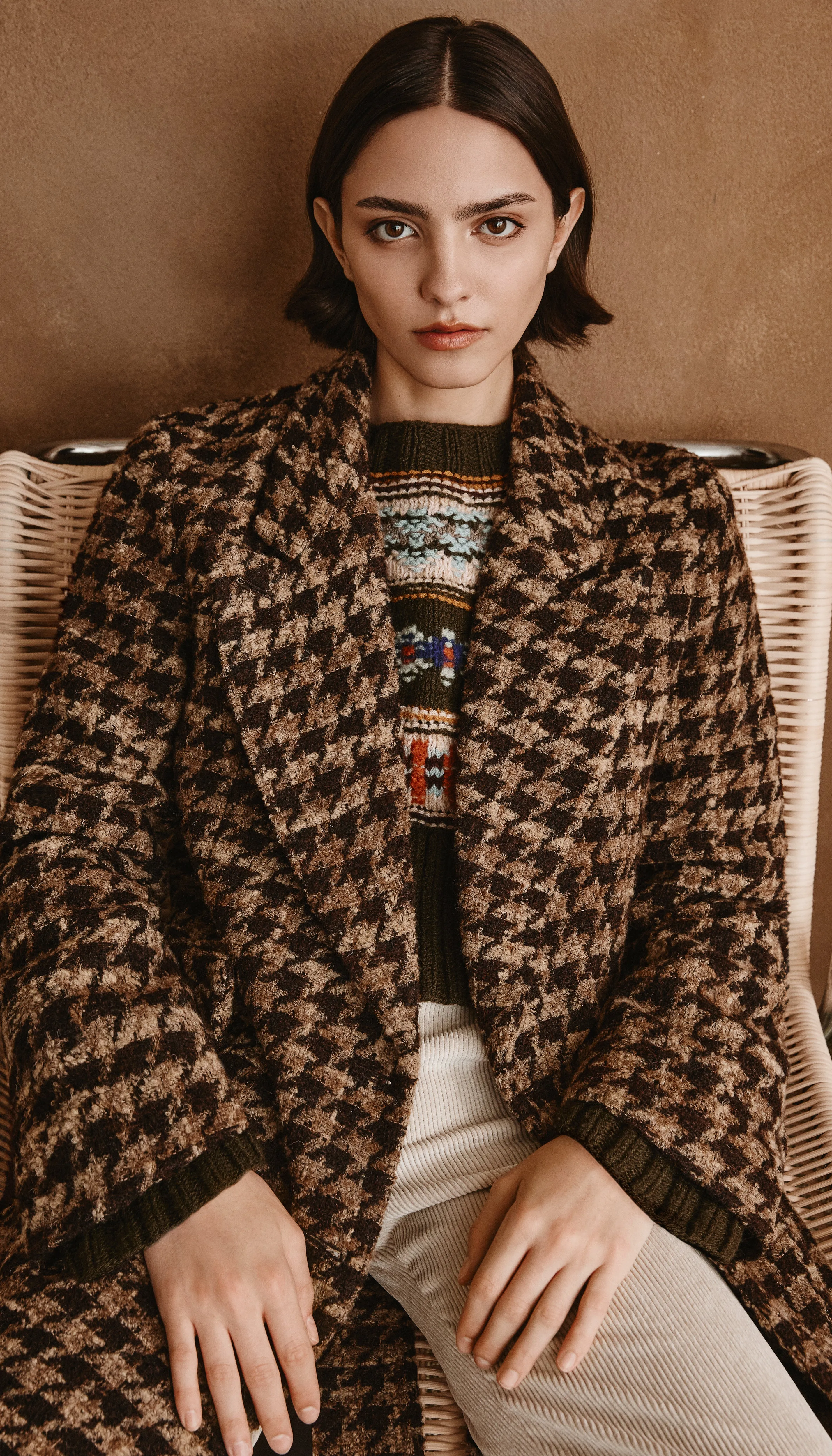 Handknit Cropped Crewneck Sweater sold by Smythe product image thumbnail 4