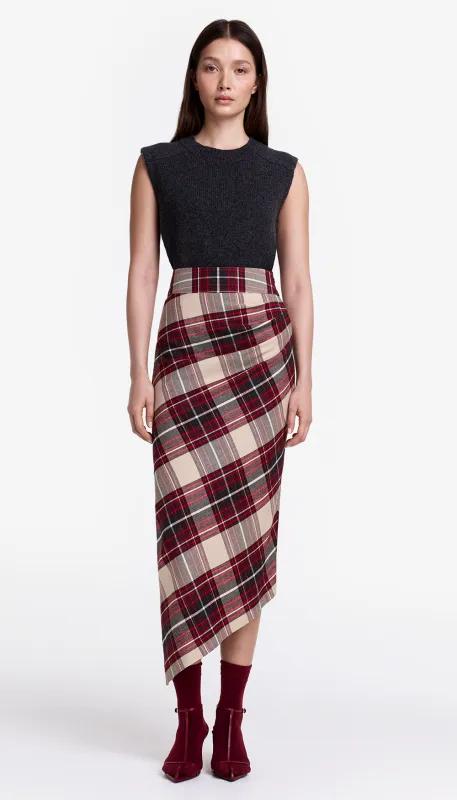 Asymmetrical Skirt made by Smythe