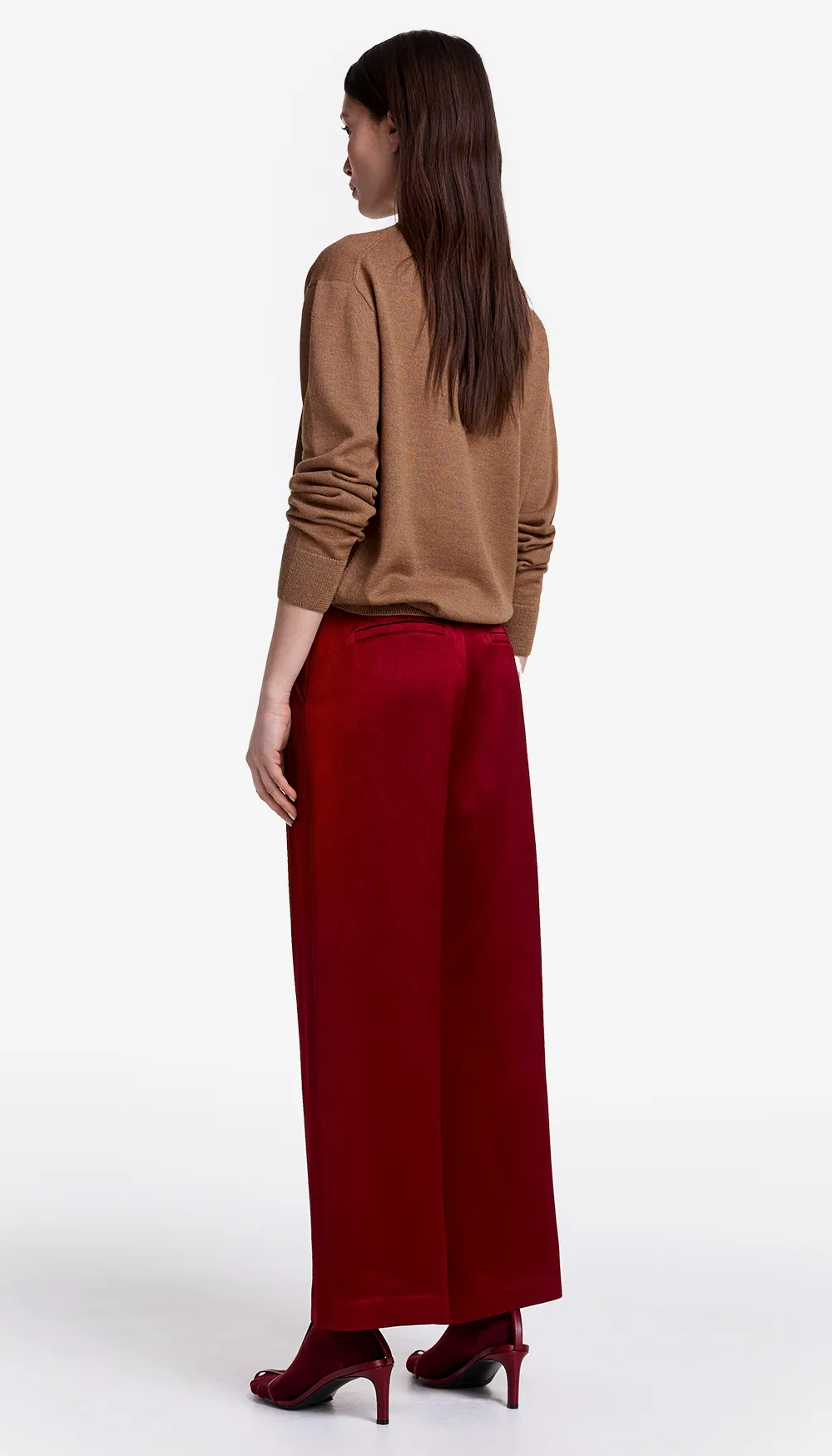 Cropped Pleated Trouser sold by Smythe product image thumbnail 3
