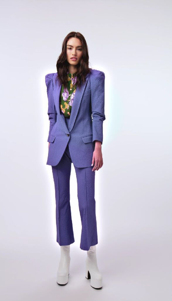 Scrunch Sleeve Longline Blazer sold by Smythe product image thumbnail 4