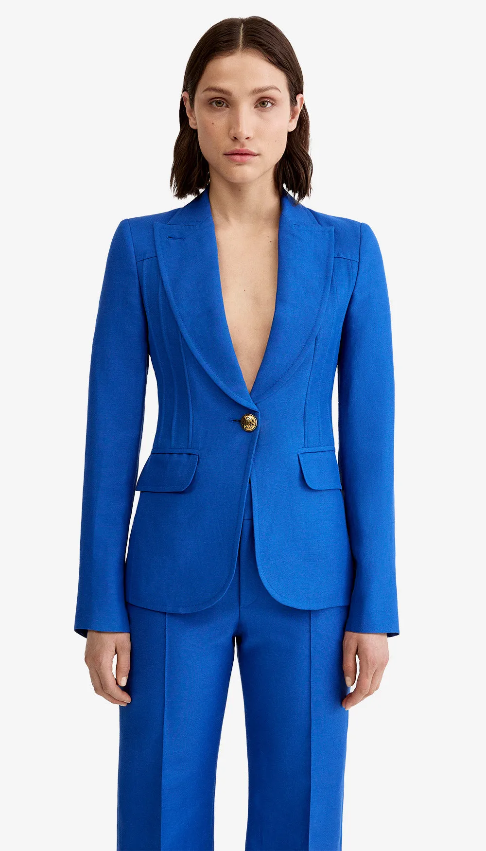 Pintuck Blazer sold by Smythe product image thumbnail 3
