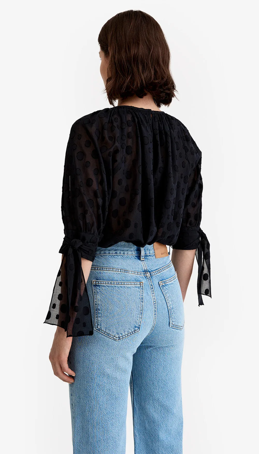 Tie Sleeve Blouse sold by Smythe product image thumbnail 2