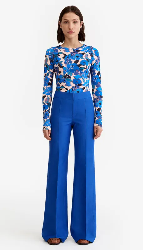 Wide Leg Pintuck Trouser made by Smythe