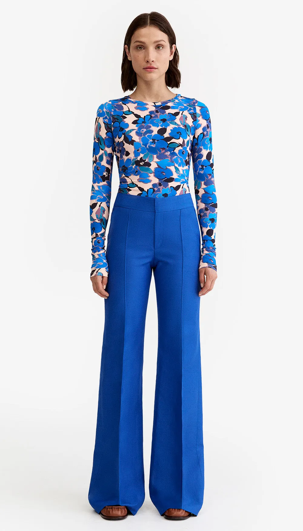 Wide Leg Pintuck Trouser sold by Smythe