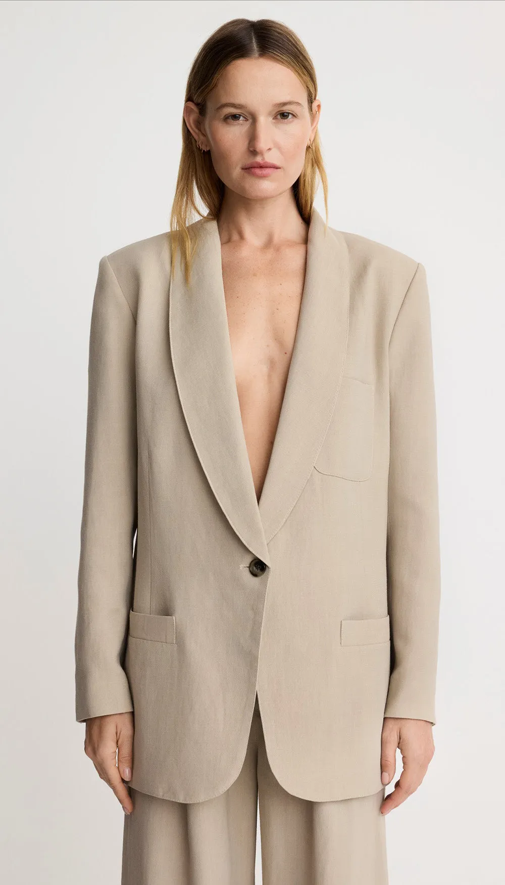 Shawl Collar Oversized Blazer sold by Smythe