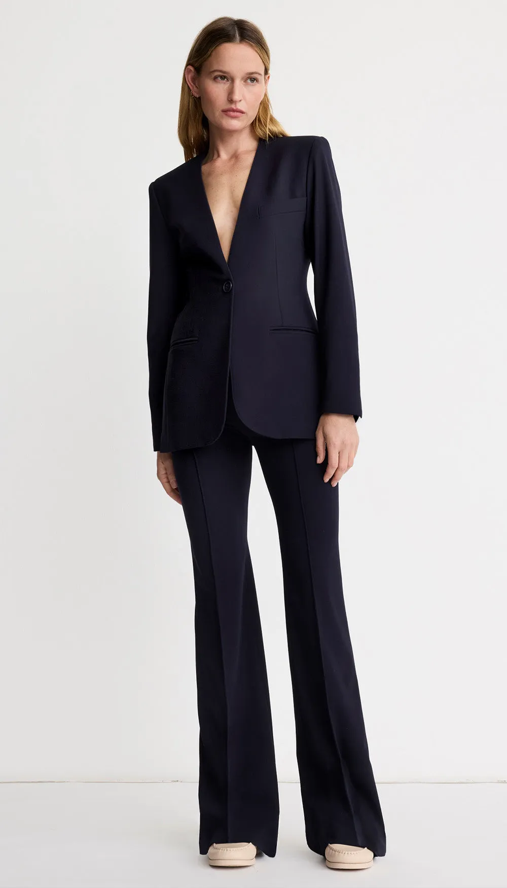 Pintuck Flare Pant sold by Smythe product image thumbnail 2