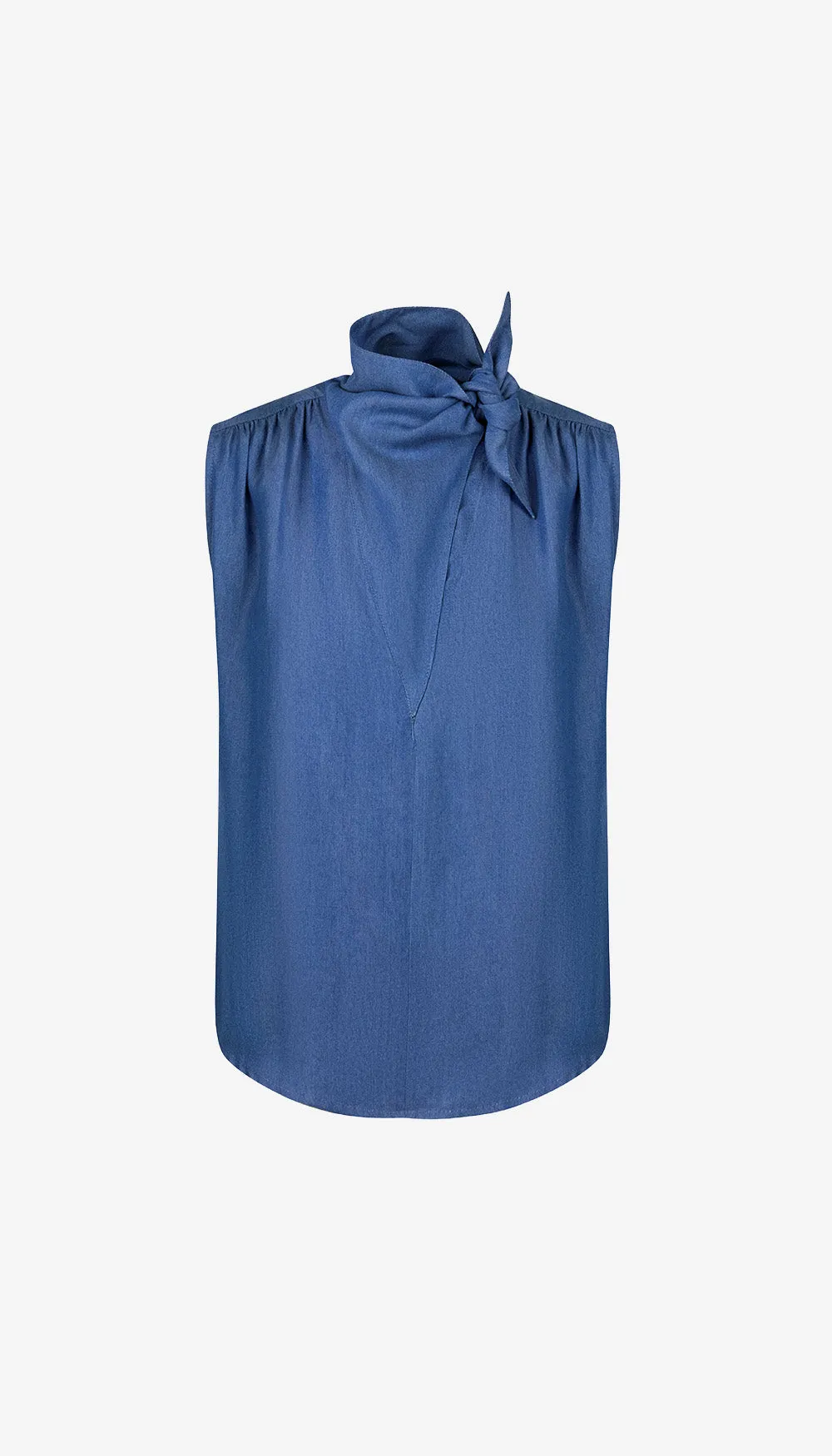 Sleeveless Bandana Neck Top sold by Smythe product image thumbnail 3
